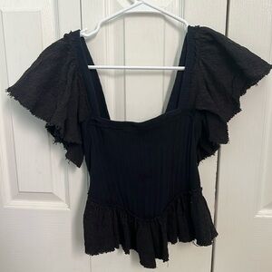 Free people ruffle shirt